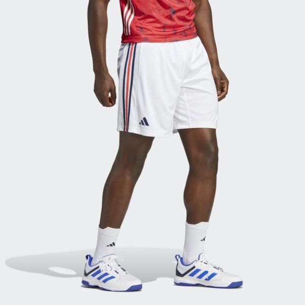 Short France Handball Blanc Adidas