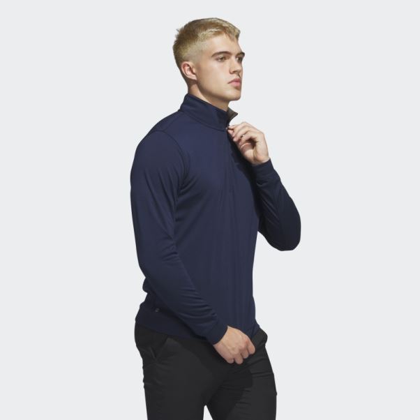 Sweat Golf Bleu Marine Adidas