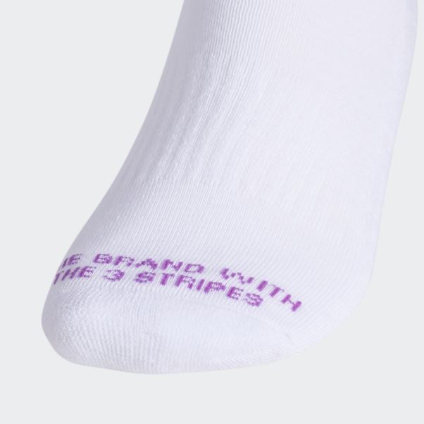 Adidas Socquettes Spiral Quarter 3 Paires Blanc