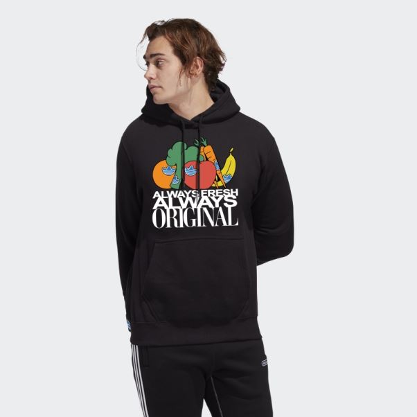 Originals Toujours Frais Sweat à Capuche Noir Adidas