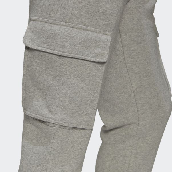 Pantalon Cargo Gris Moyen Adicolor Essentials Trefoil Adidas