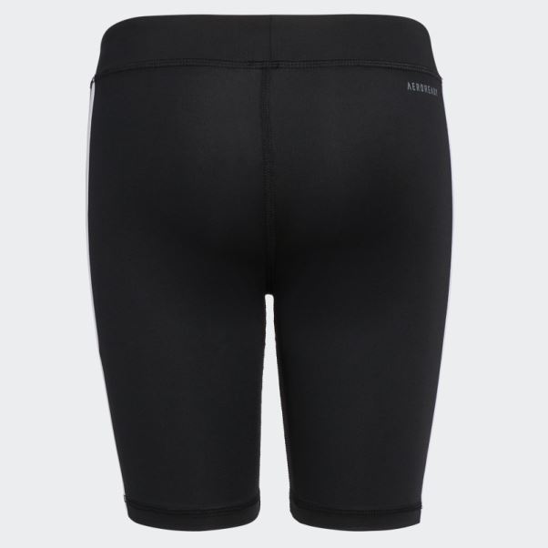 Short Cycliste 3 Bandes (taille Allongée) Noir Adidas