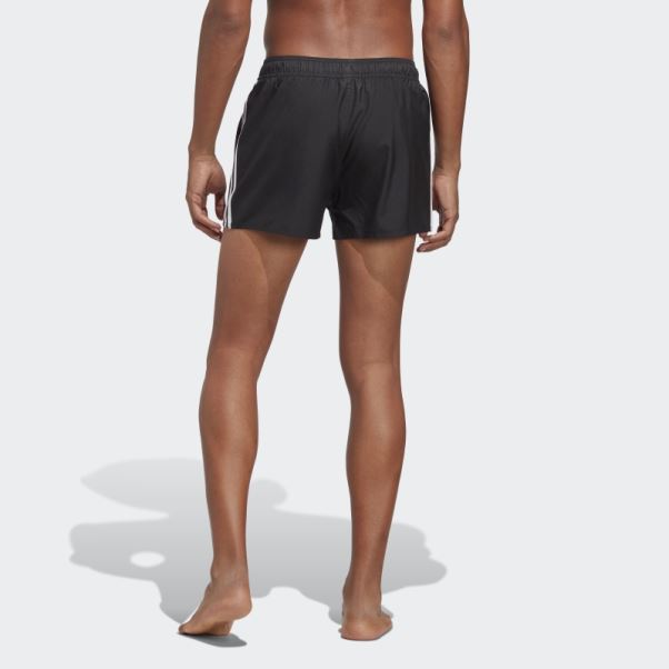 Short De Bain Clx 3 Bandes Noir Adidas