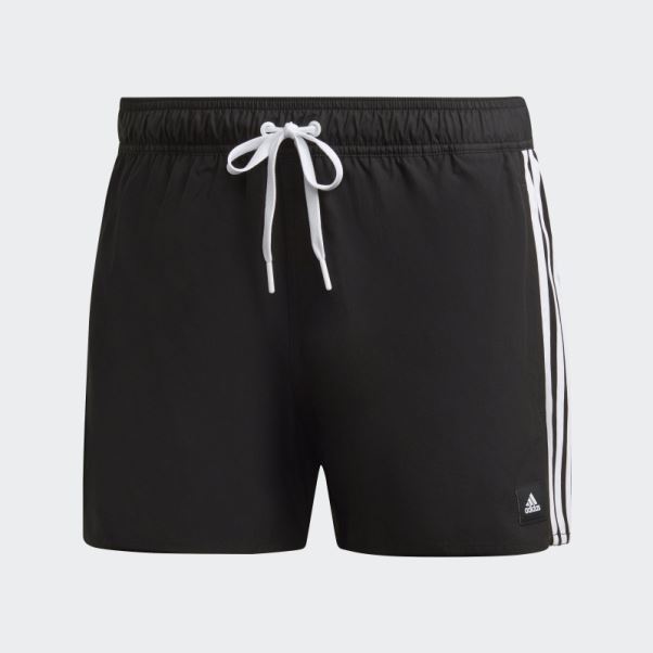 Short De Bain Clx 3 Bandes Noir Adidas