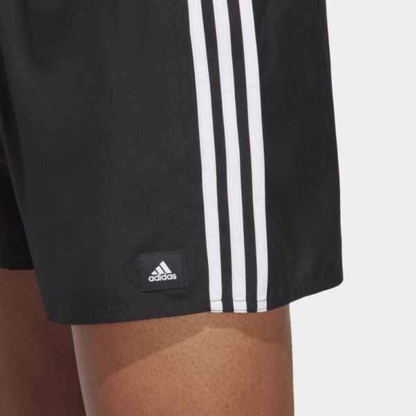 Short De Bain Clx 3 Bandes Noir Adidas