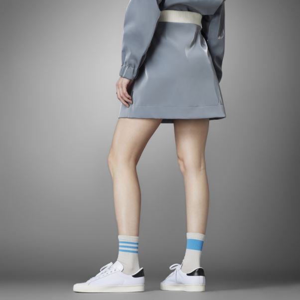 Jupe Haute Brillance Version Bleue Adidas Gris