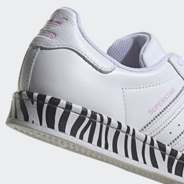 Chaussures Adidas Superstar Lilas élégantes