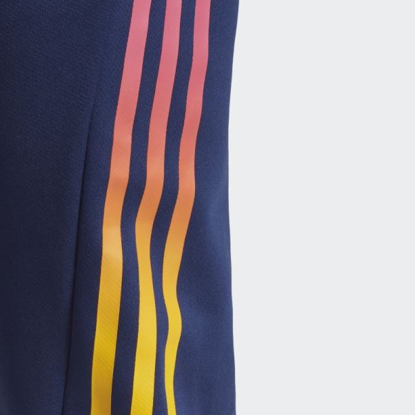 Pantalon De Jogging D'entraînement Adidas Train Icon Bleu Foncé à 3 Bandes