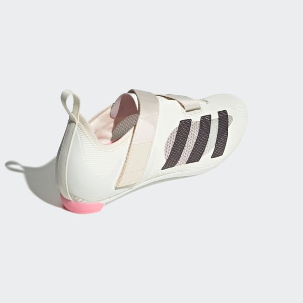 Adidas Blanc La Chaussure De Cyclisme En Salle