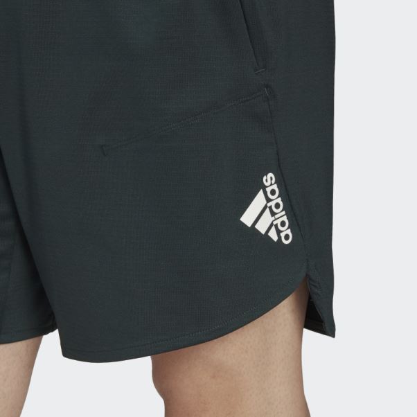 Conçu 4 Formation Heat.rdy Hiit Short Adidas Vert Mode