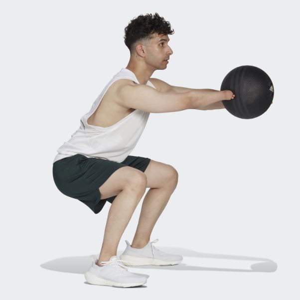 Conçu 4 Formation Heat.rdy Hiit Short Adidas Vert