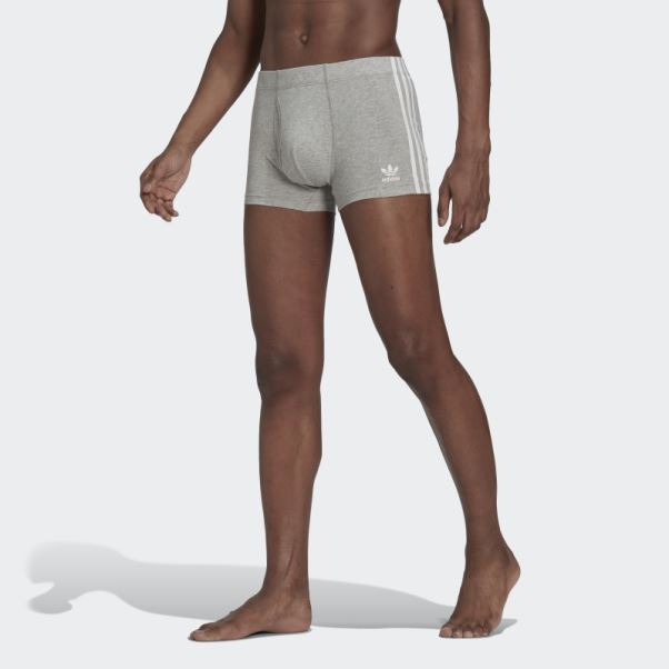 Adidas Slip Confort Flex Coton 3 Bandes Blanc