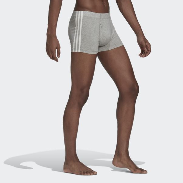 Adidas Slip Confort Flex Coton 3 Bandes Blanc