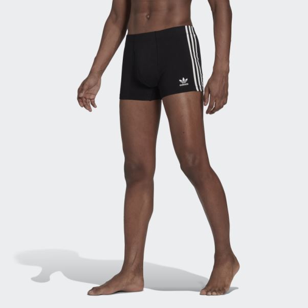 Adidas Slip Confort Flex Coton 3 Bandes Blanc