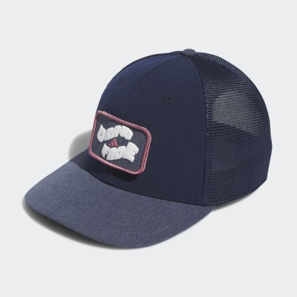 Bonnet Deux En Un Avec Patch Amovible Adidas Bleu Marine