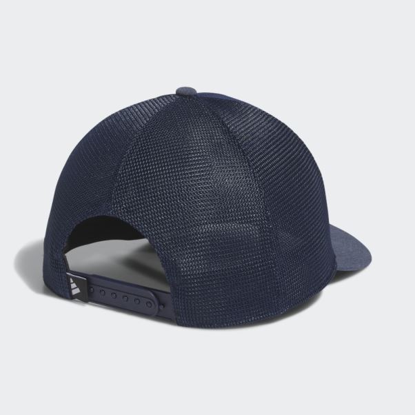 Bonnet Deux En Un Avec Patch Amovible Adidas Bleu Marine