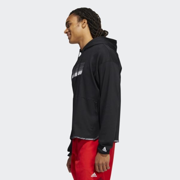 Donovan Mitchell Sweat à Capuche Inno Adidas Noir