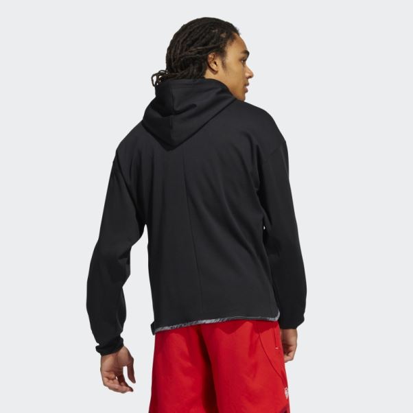 Donovan Mitchell Sweat à Capuche Inno Adidas Noir