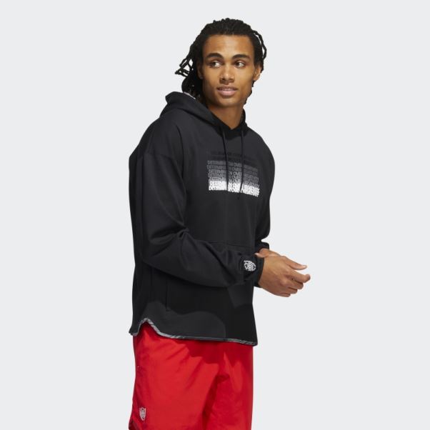 Donovan Mitchell Sweat à Capuche Inno Adidas Noir