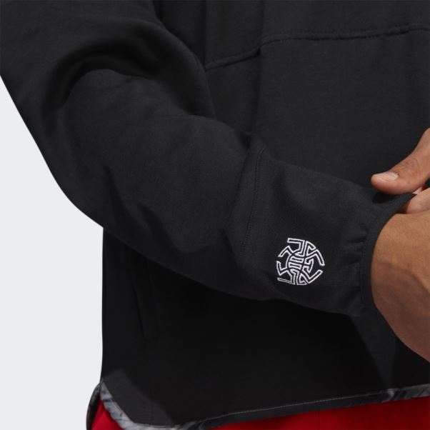 Donovan Mitchell Sweat à Capuche Inno Adidas Noir