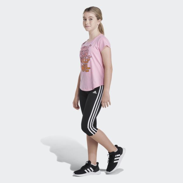 Tee Shirt Adidas Rose Clair