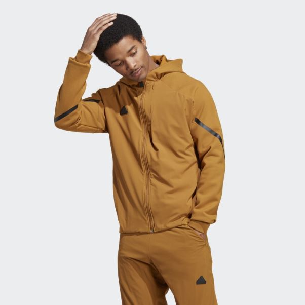 Veste De Survêtement Entièrement Zippée De Qualité Supérieure Conçue Par Bronze 4 Gameday Adidas