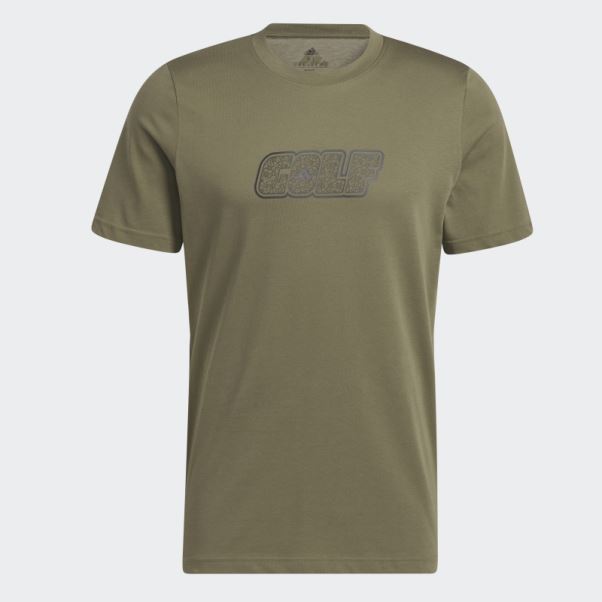 T-shirt De Golf Olive Adidas