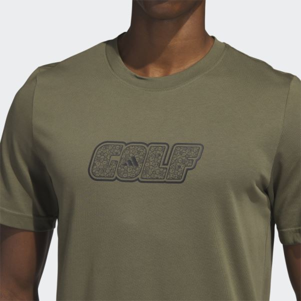T-shirt De Golf Olive Adidas