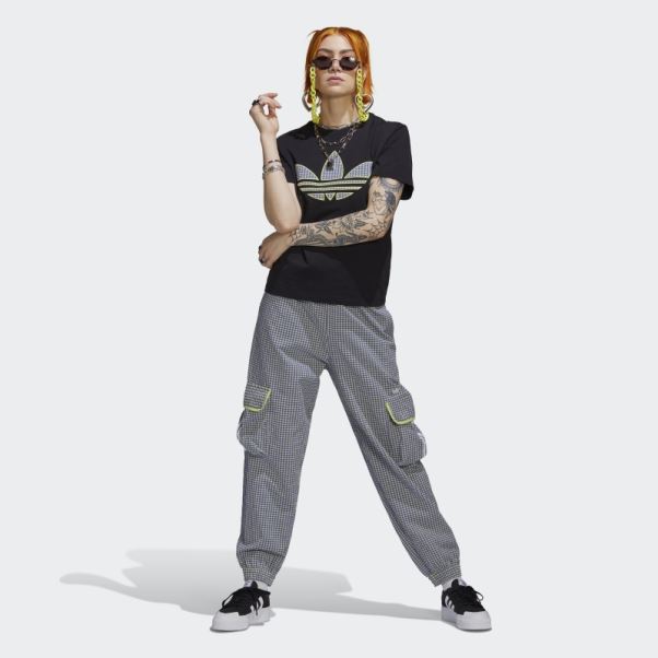 T-shirt Avec Application Trèfle Adidas Noir