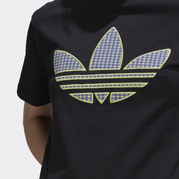 T-shirt Avec Application Trèfle Adidas Noir