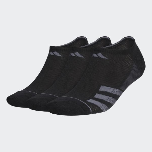 Chaussettes Invisibles Adidas Superlite Stripe Noires 3 Paires