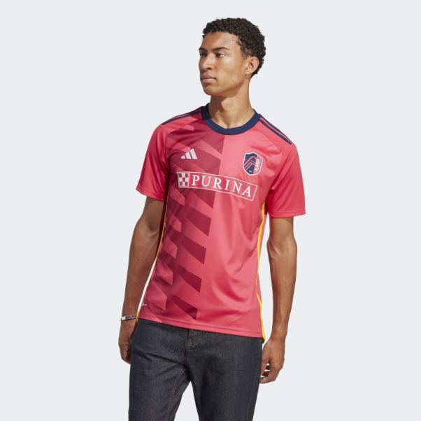Rose St. Maillot Domicile Louis City Sc 23/24 Adidas