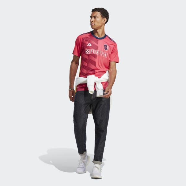 Rose St. Maillot Domicile Louis City Sc 23/24 Adidas