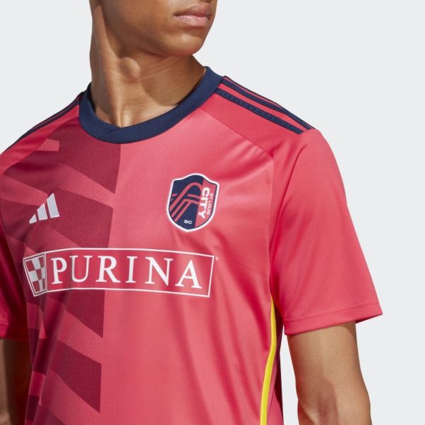Rose St. Maillot Domicile Louis City Sc 23/24 Adidas