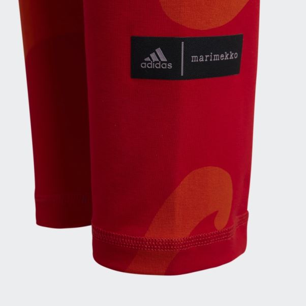Collants Coton Marimekko Orange Adidas