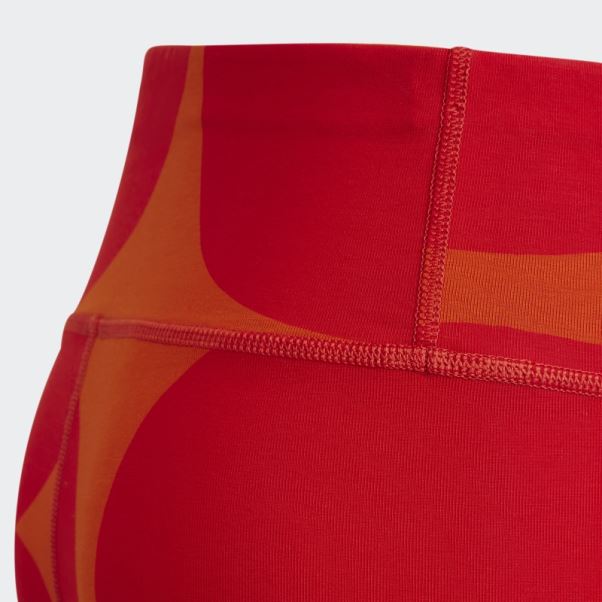 Collants Coton Marimekko Orange Adidas