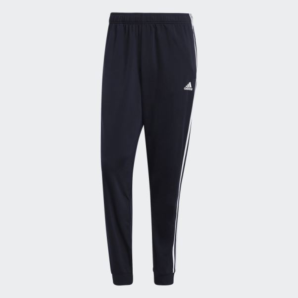 Pantalon De Survêtement Fuselé à 3 Bandes Adidas Essentials Warm-up Encre
