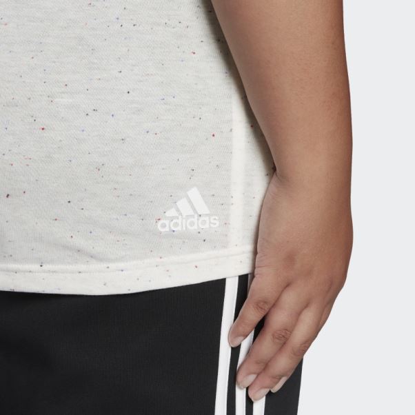 T-shirt Adidas Future Icons Winners 3.0 (grande Taille) Blanc Chiné