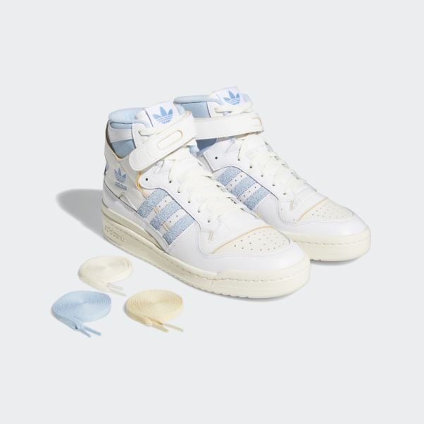 Chaussures Adidas Forum 84 High Blanc