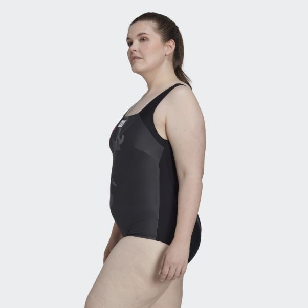 Thebe Magugu Maillot De Bain (grande Taille) Carbone Adidas