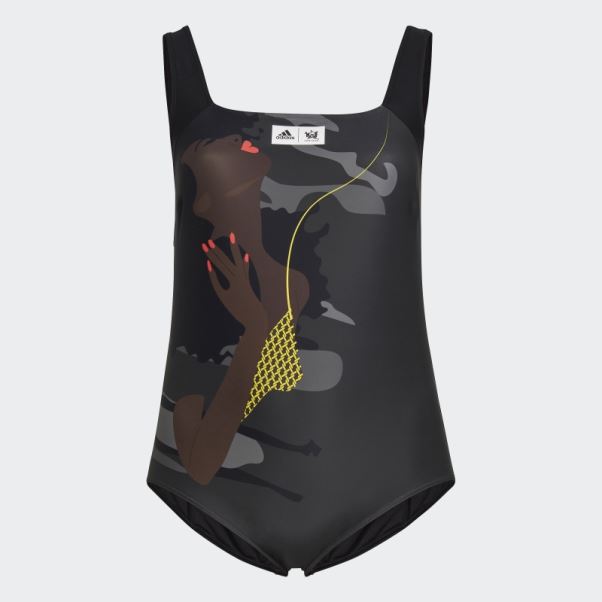 Thebe Magugu Maillot De Bain (grande Taille) Carbone Adidas