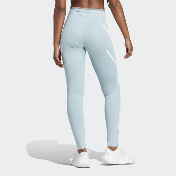 Adidas By Stella Mccartney Truepace Running Leggings Gris Cendre Chaud