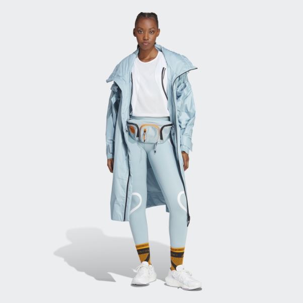 Adidas By Stella Mccartney Truepace Running Leggings Gris Cendre Chaud