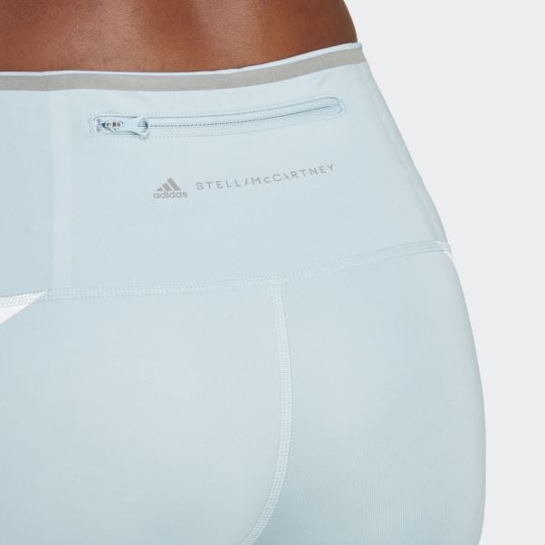 Adidas By Stella Mccartney Truepace Running Leggings Gris Cendre Chaud