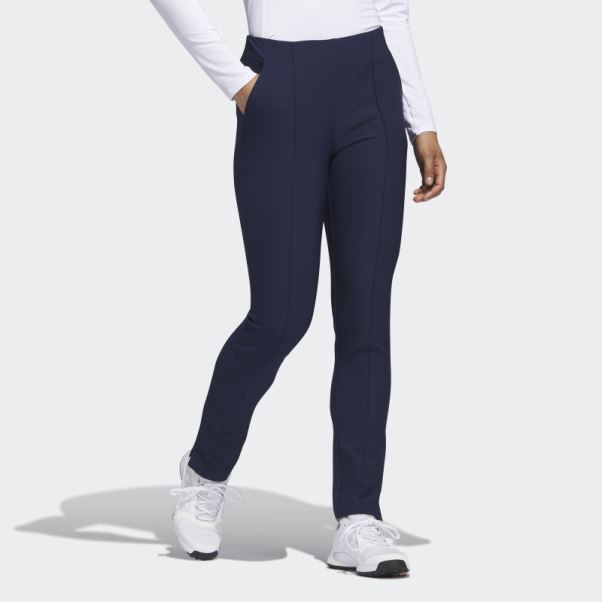 Pantalon à Enfiler Nervuré Adidas Bleu Marine