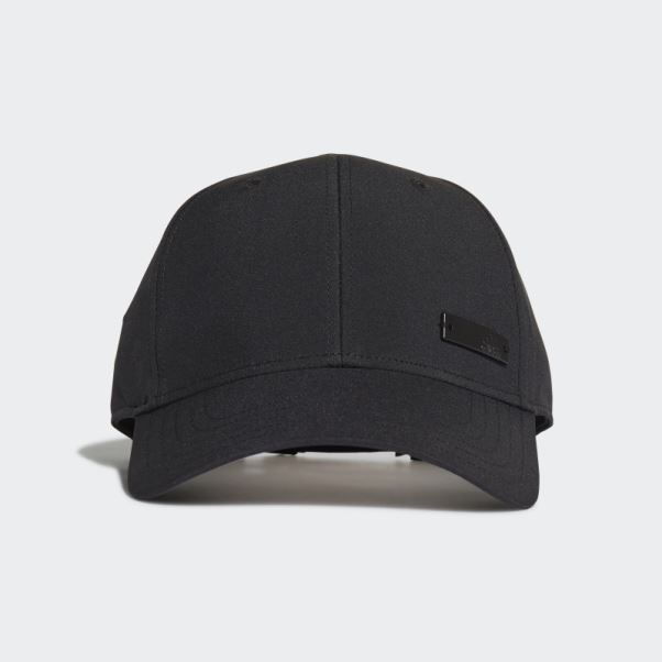 Casquette De Baseball Légère Avec écusson En Métal Noir Adidas