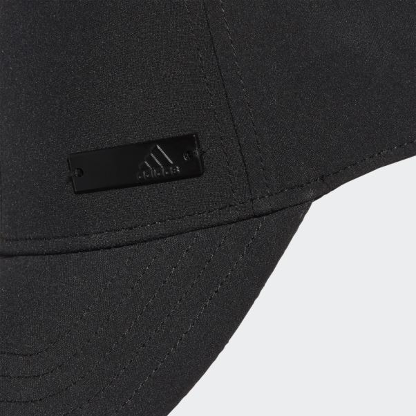 Casquette De Baseball Légère Avec écusson En Métal Noir Adidas