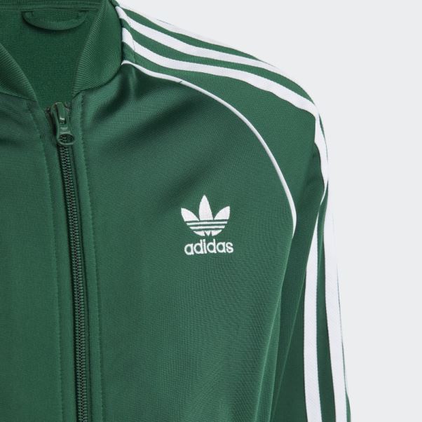 Veste De Survêtement Adicolor Sst Adidas Vert Foncé