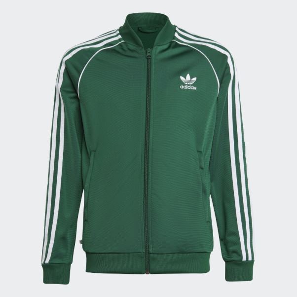 Adidas Adicolor Sst Track Top Vert Foncé