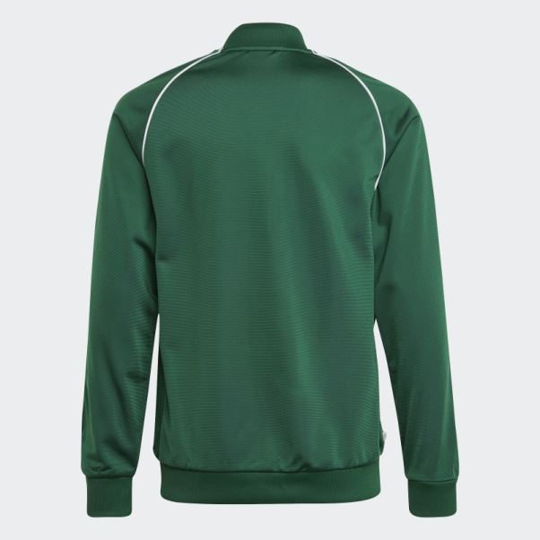 Adidas Adicolor Sst Track Top Vert Foncé